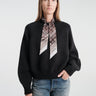 Acne Studios - Plaid Silk Scarf in Grey & Brown