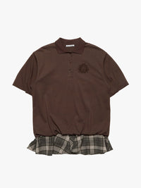 Acne Studios - Layered T-shirt Dress in Dark Brown