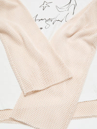 Acne Studios - Layered Mesh T shirt in Off-White