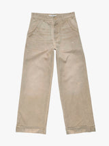 Acne Studios - Plinty Rustic Cotton Twill Pants in Camel Beige