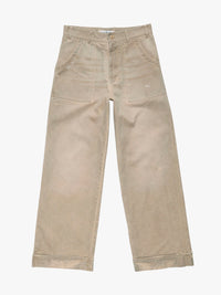 Acne Studios - Plinty Rustic Cotton Twill Pants in Camel Beige