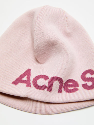 Acne Studios - Kort Sport Beanie in Pink/Purple
