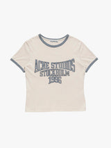 Acne Studios - Eram M College in Off White/Grey Blue