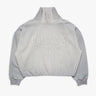 Acne Studios - Fleece Sweatshirt with Logo in Grey Melange