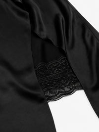 Acne Studios - Satin Ruffle Skirt in Black