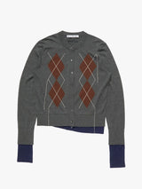 Acne Studios - Rw-Wn-Knit000102 in Dark Grey/Multi