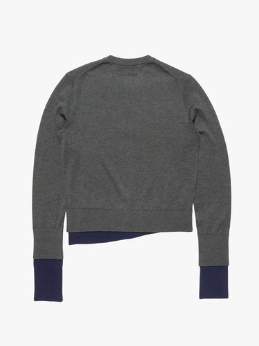 Acne Studios - Rw-Wn-Knit000102 in Dark Grey/Multi