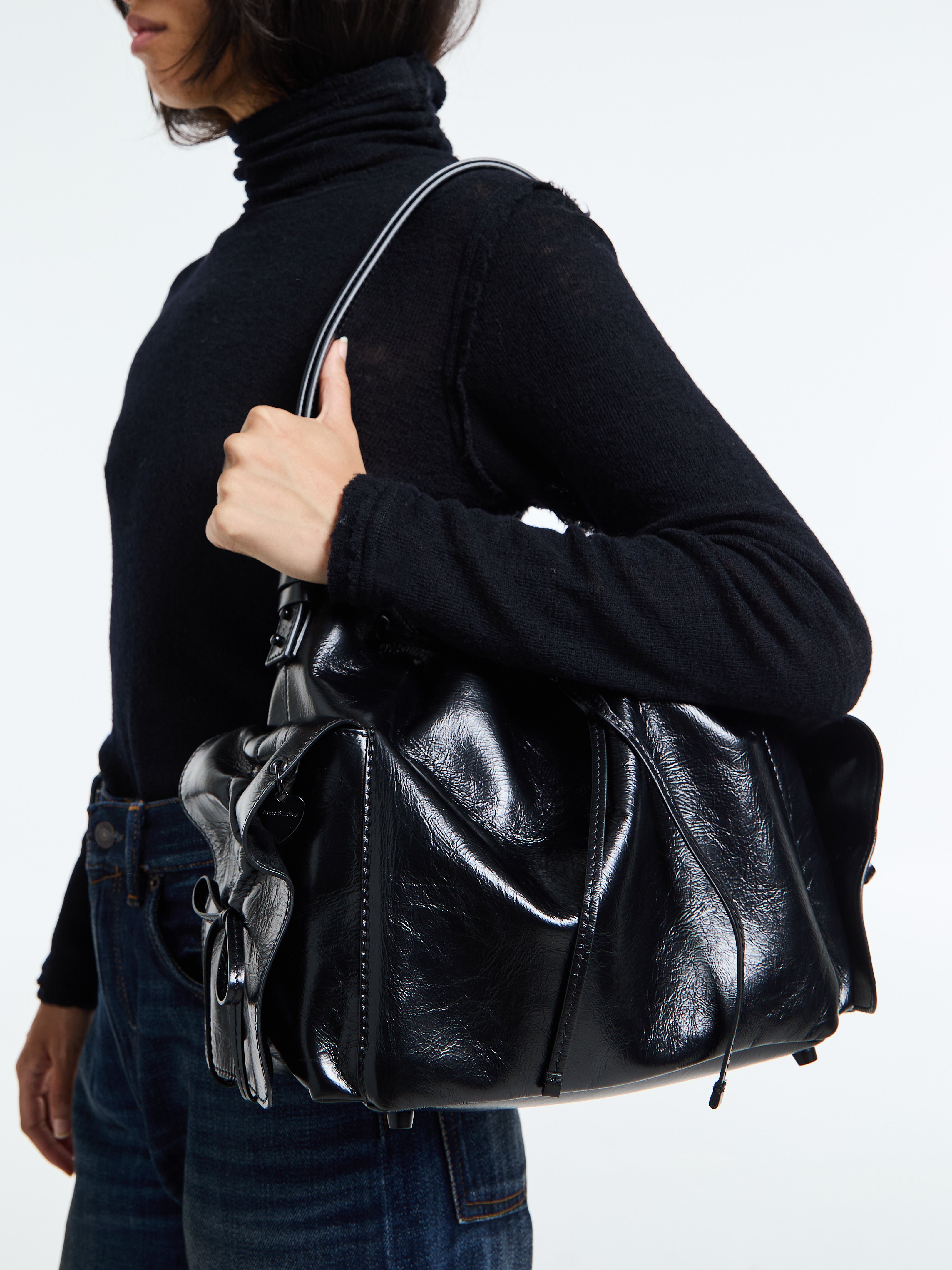 Acne Studios - Multipocket Bucket Lux Bag in Black