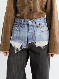 Acne Studios - 1981 U TLO Pinstripe Pants in Blue and Black