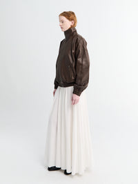 Acne Studios - Leather Jacket in Dark Brown