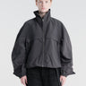 Acne Studios - Nylon Logo Jacket in Steel Grey