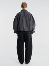 Acne Studios - Nylon Logo Jacket in Steel Grey