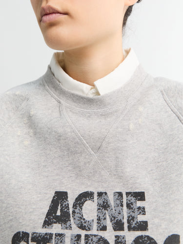 Acne Studios - Layered Fleece Vest in Grey Melange