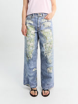 Acne Studios - Trompe-l’œil Jeans 1981 in Blue and Green