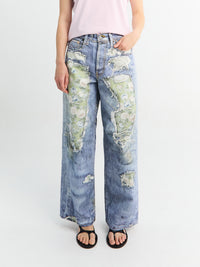 Acne Studios - Trompe-l’œil Jeans 1981 in Blue and Green