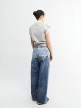 Acne Studios - Cotton Denim Pants in Mid Blue