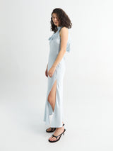 Acne Studios - Silk Tunic Dress in Light Blue