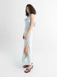 Acne Studios - Silk Tunic Dress in Light Blue
