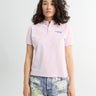 Acne Studios - Logo Polo T-shirt in Pale Pink