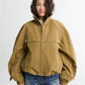Acne Studios - Nylon Logo Jacket in Dark Khaki