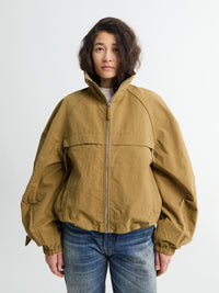 Acne Studios - Nylon Logo Jacket in Dark Khaki