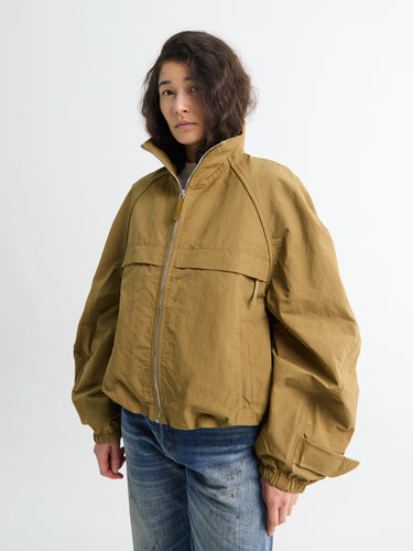 Acne Studios - Nylon Logo Jacket in Dark Khaki