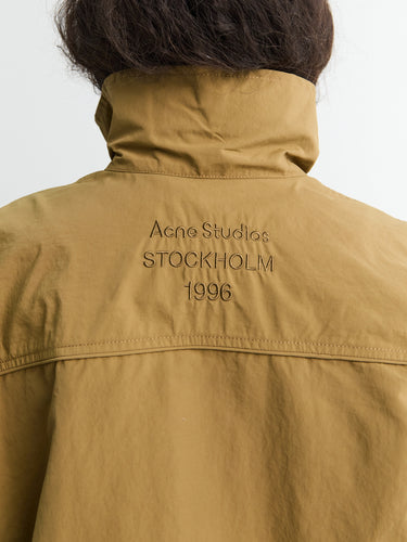 Acne Studios - Nylon Logo Jacket in Dark Khaki