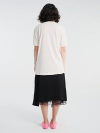 Acne Studios - Graphic T-shirt in Pale Pink