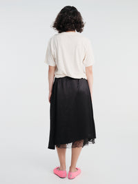 Acne Studios - Satin Ruffle Skirt in Black