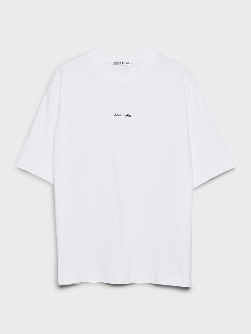 Acne Studios - Logo T-Shirt in Optic White