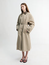 Acne Studios - Coat in Khaki Grey