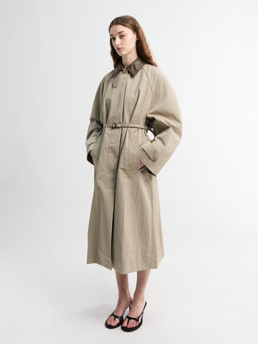 Acne Studios - Coat in Khaki Grey