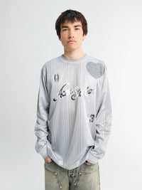 Acne Studios - Logo Sports Jersey in Grey