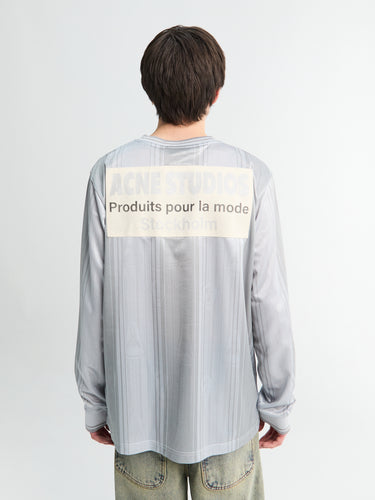 Acne Studios - Logo Sports Jersey in Grey