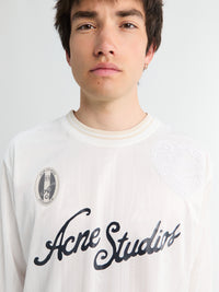 Acne Studios - Logo Sports Jersey Top in White