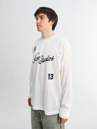 Acne Studios - Logo Sports Jersey Top in White