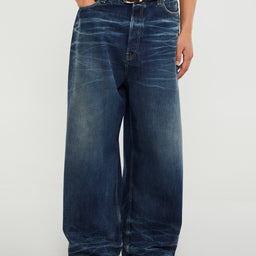 Acne Studios - 2023M Super Baggy Fit Jeans in Mid Blue