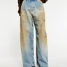 Acne Studios - 2023F Super Baggy Fit Jeans in Penicillin