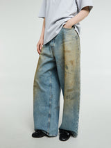 Acne Studios - 2023F Super Baggy Fit Jeans in Penicillin