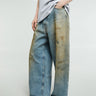 Acne Studios - 2023F Super Baggy Fit Jeans in Penicillin