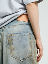 Acne Studios - 2023F Super Baggy Fit Jeans in Penicillin