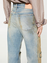 Acne Studios - 2021F Loose Fit Jeans in Penicillin
