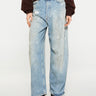 Acne Studios - 2023F Super Baggy Fit Jeans in Light Blue