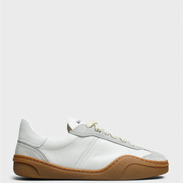 Women's Bars Sneakers in White and Brown