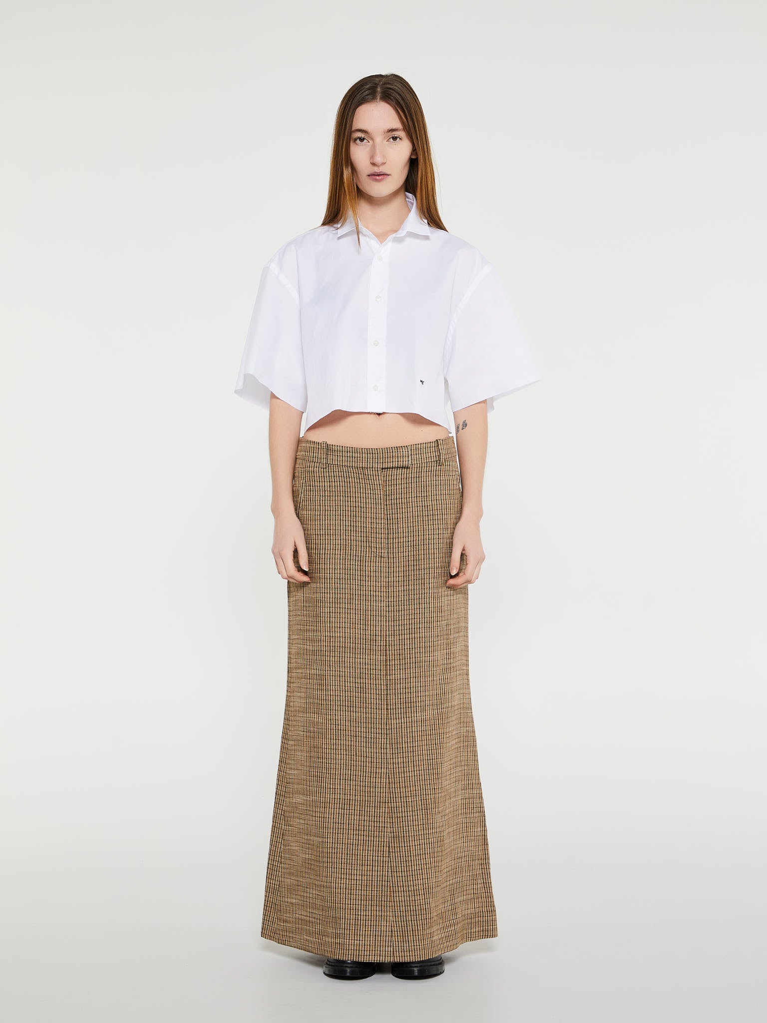 Acne Studios - Tailored Skirt in Multi Brown