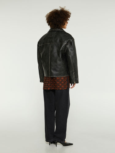 Acne Studios - Leather Jacket in Black