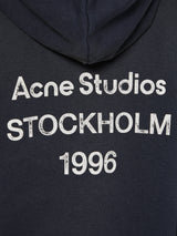 Acne Studios - Logo Hooded Sweatshirt in Black