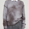 Acne Studios - Sprayed Knit Jumper in Anthracite Grey