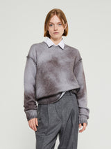 Acne Studios - Sprayed Knit Jumper in Anthracite Grey
