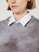 Acne Studios - Sprayed Knit Jumper in Anthracite Grey